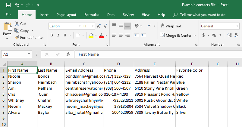 Importing Clients From A Csv Excel File Vcita Help Center 5980